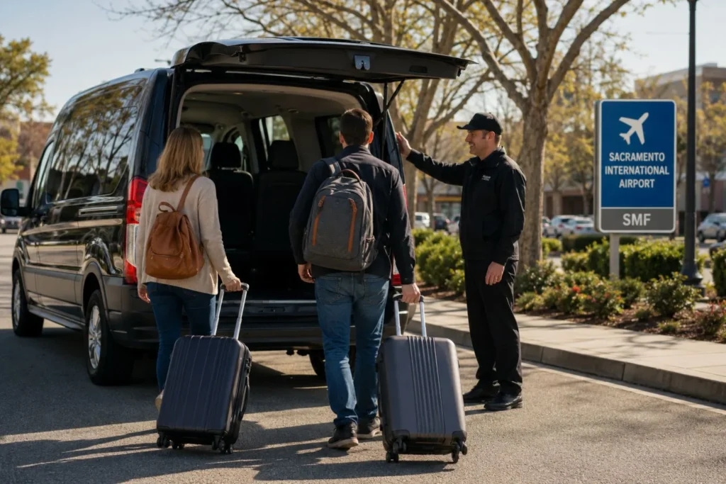 airport shuttle services in Davis, CA
